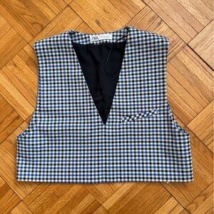 Zara Cropped Vest M